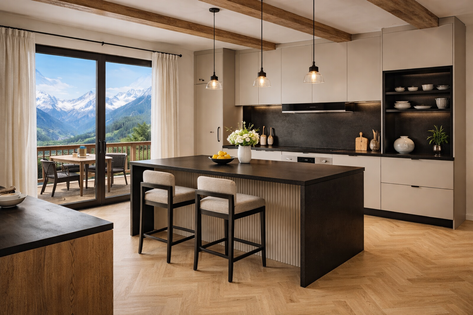 Küche Ferienwohnung 2