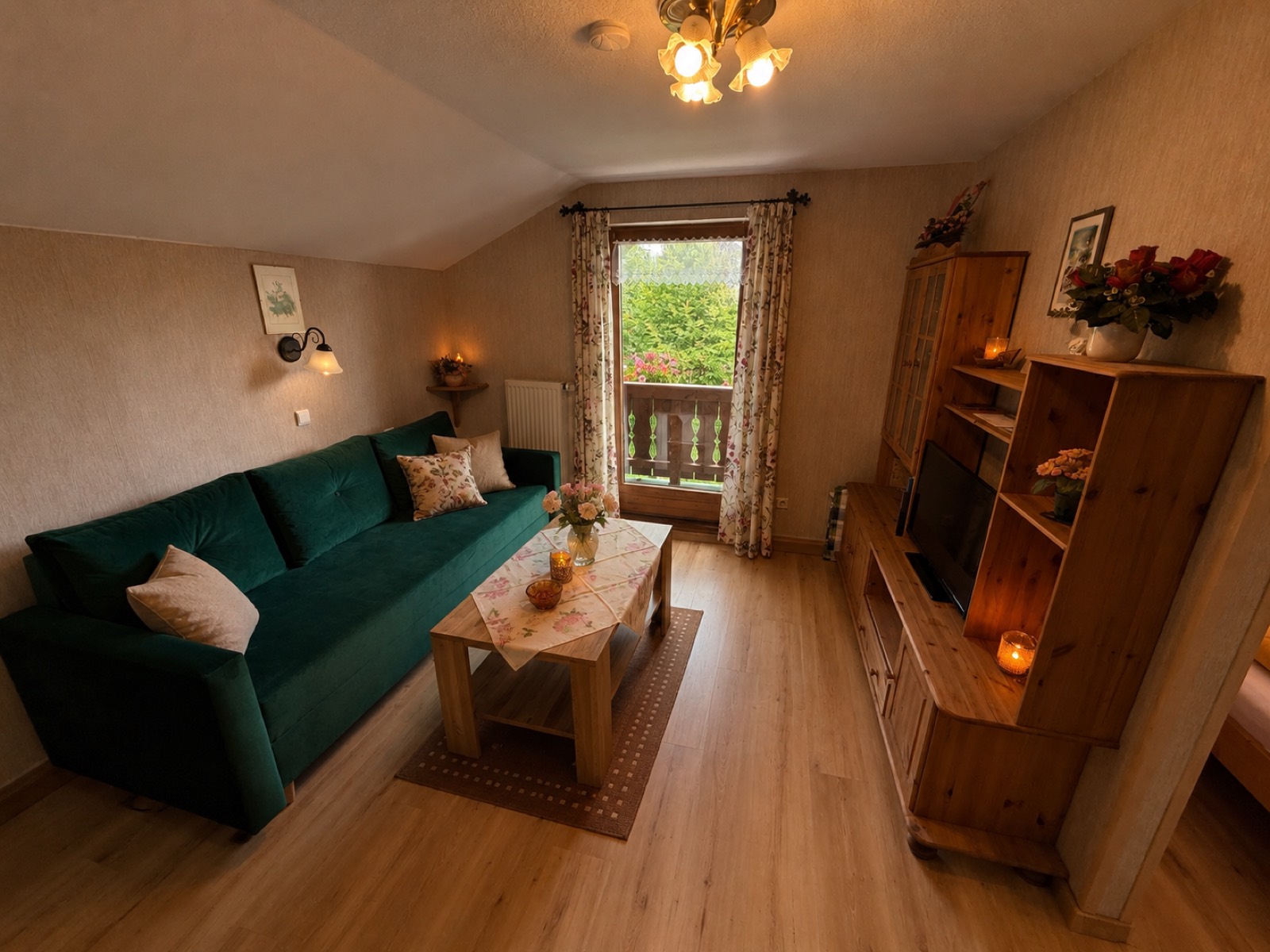 Wohnzimmer Ferienwohnung 1